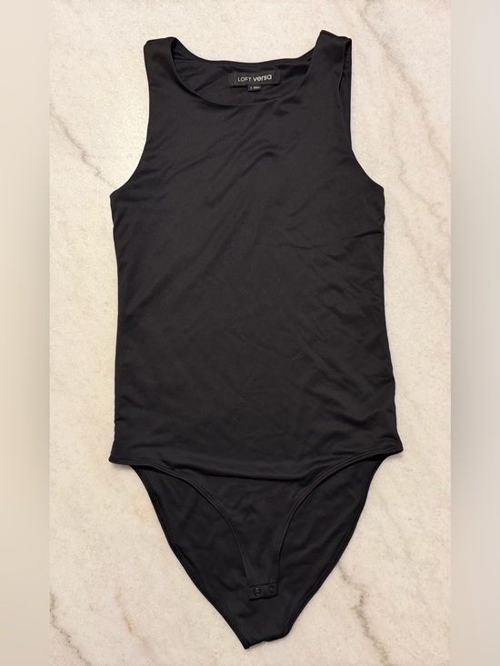 LOFT Tops - LOFT Black Sleeveless Women’s Bodysuit Small